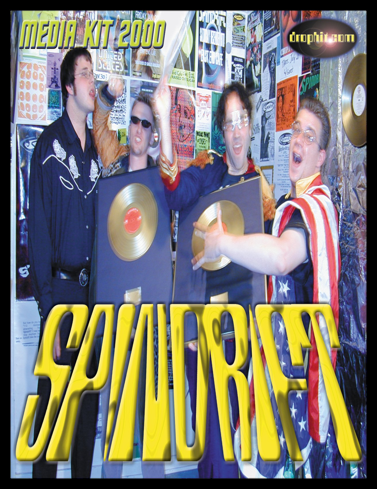 DropHit media kit cover, 2000